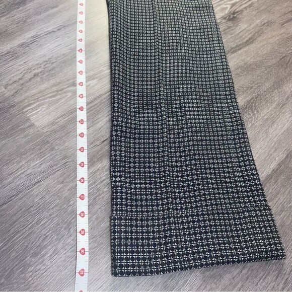 Anne Klein Size 4 Dress Pants Olive Green Geometric Print - Picture 14 of 14